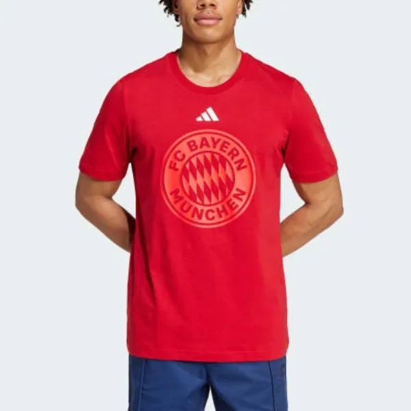 Adidas BayernFC Bayern T-Shirt Men's Red-1