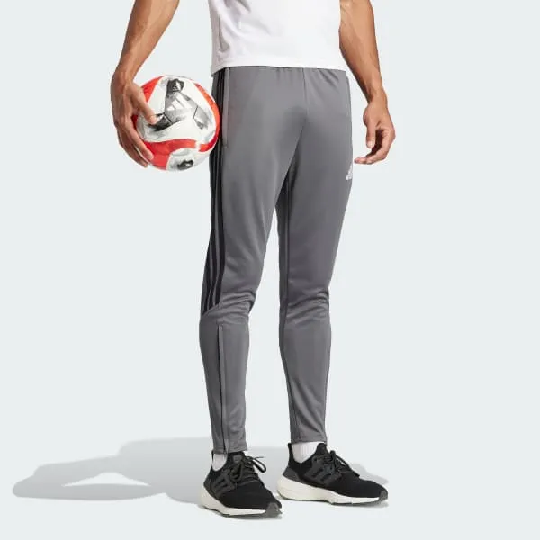 Adidas TIRO 23 CLUB TRAINING TRACKSUIT BOTTOMS Soccer Bottoms Men's Gray/Black-2
