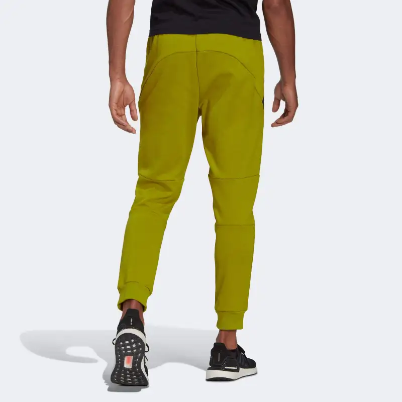 Adidas DAY Knitted Sports Pants Men's Yellow-3