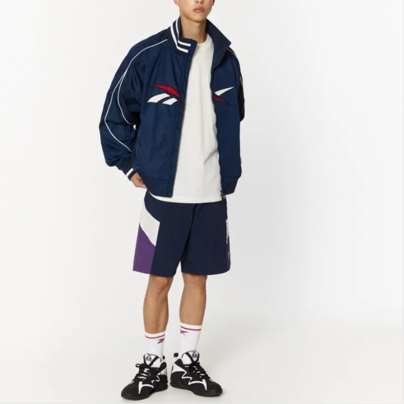 Reebok TWIN VECTOR Casual Shorts Men's Marine Blue-4