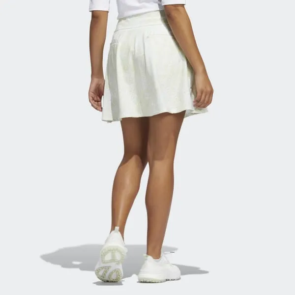 Adidas PRINTED FRILL GOLF SKIRT Casual Shorts Women's White-3