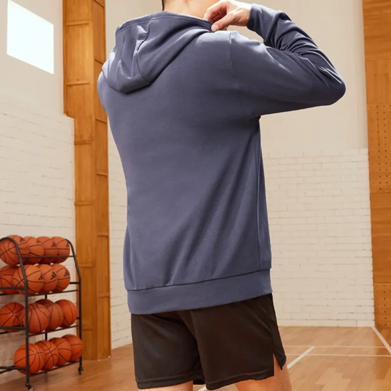 Adidas Rldwide Worldwide Hoops Hoodie Sweatshirt Men's Dark Navy Blue-4