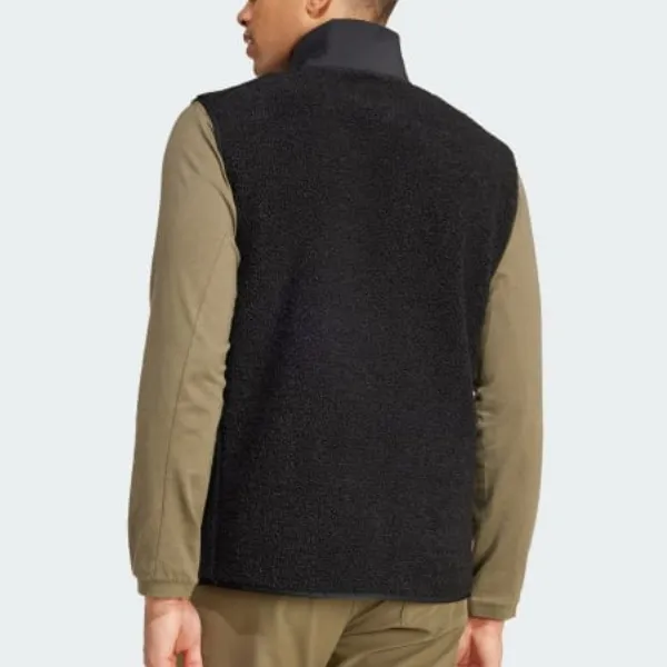 Adidas Terre XPLORIC HIGH PILE FLEECE VEST Vest Men's Black-3