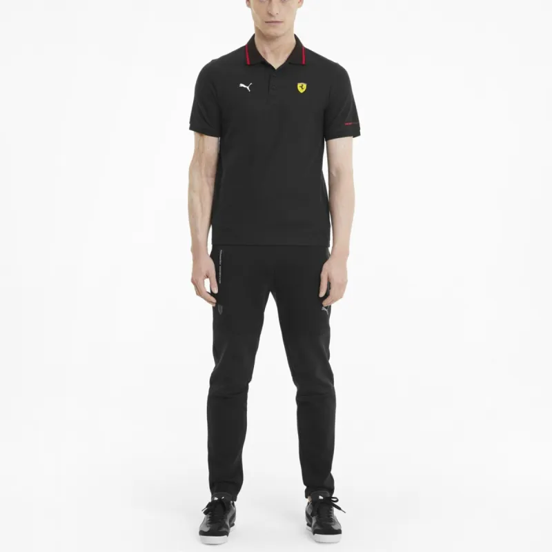 PUMA Scuderia Ferrari Polo Shirt Men's Black-4