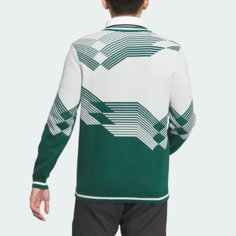 Adidas ARCHIVE Sweater Men's Green White-4