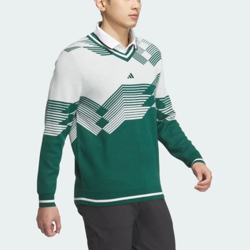 Adidas ARCHIVE Sweater Men's Green White-3