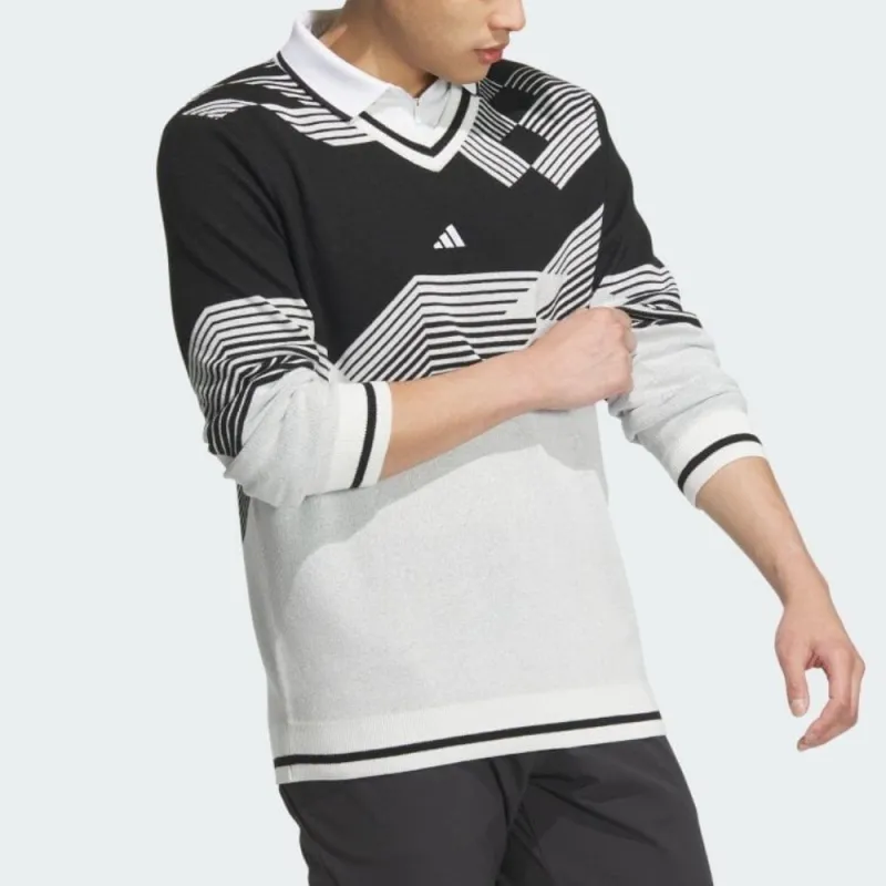 Adidas Sweater Men's Black White-3