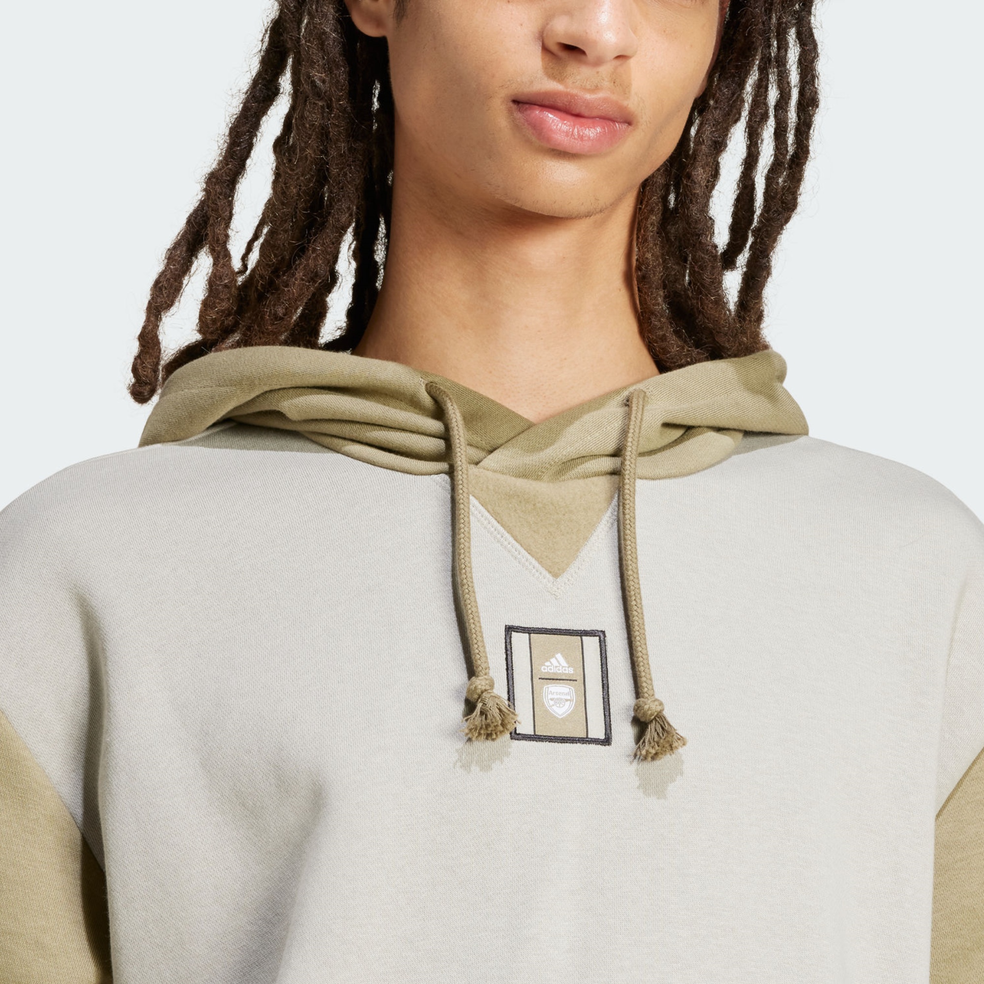 Arsenal ジップアップ グレー/イエロー Adidas Arsenal FW24 Seasonal Sweatshirt Men's Green/Leather