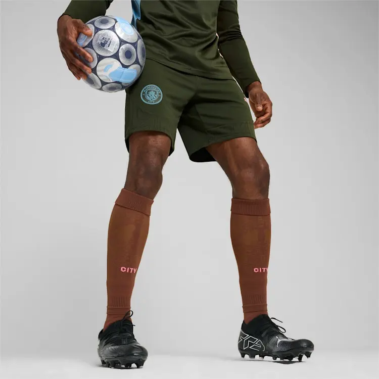 PUMA Manchester City Soccer Bottom Men's Green-4