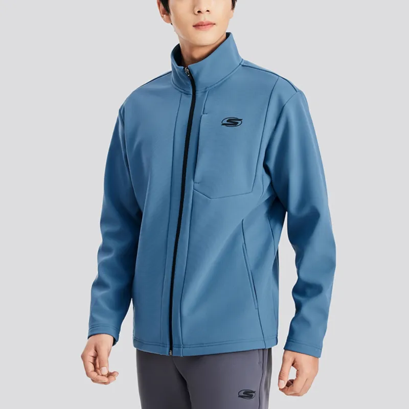 Skechers Basic Sports Series Jackets Coats Men's Dark Duck Green-3