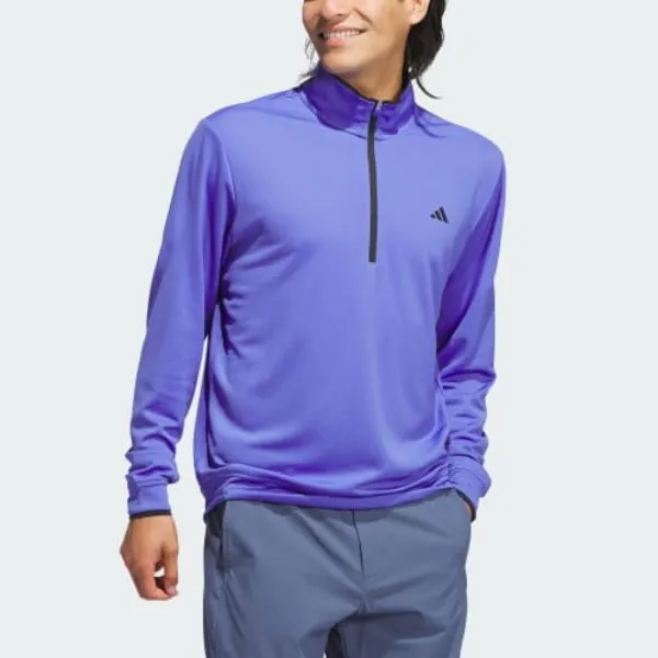 Adidas Lightweight Half-Zip Top Jackets Coats Men's Cobalt Blue-2
