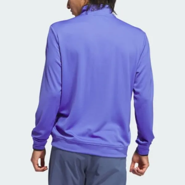 Adidas Lightweight Half-Zip Top Jackets Coats Men's Cobalt Blue-3