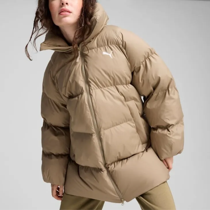PUMA Oversized Puffer Puffer Jacket Women's Oak Branch-2