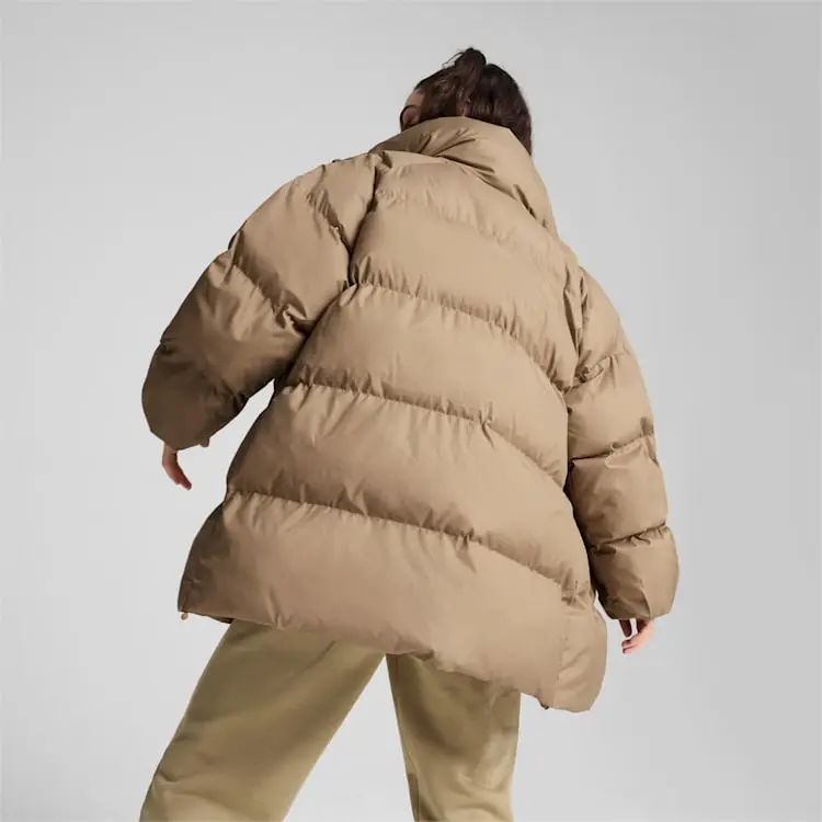 PUMA Oversized Puffer Puffer Jacket Women's Oak Branch-3