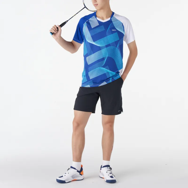 DECATHLON PERFLY T Shirt Men's Sapphire Blue-4