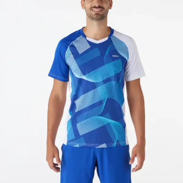 DECATHLON PERFLY T Shirt Men's Sapphire Blue-8
