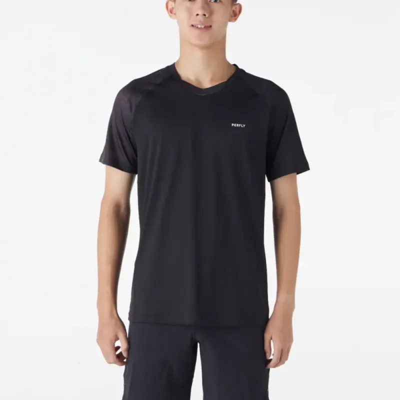 DECATHLON PERFLY T Shirt Men's Classic Black-2