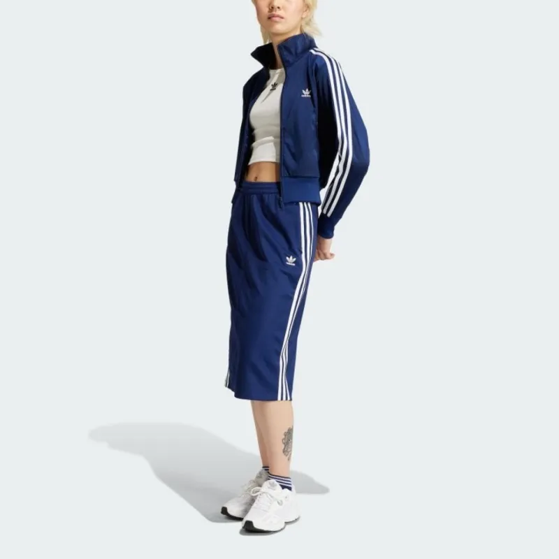 Adidas Originals Casual Long Skirt Women's Dark Blue-1