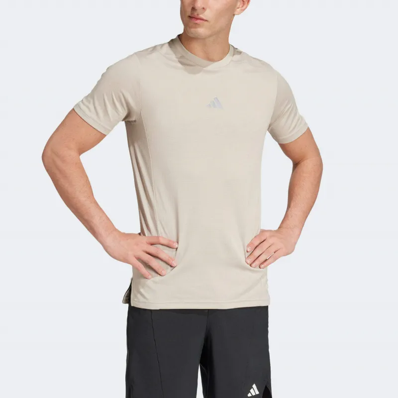 Adidas SportPerformance HIIT Heat.RDY T-Shirt Men's Beige-1