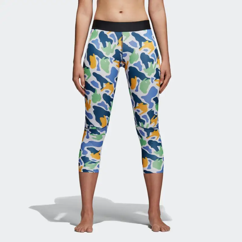 Adidas Training N.E.R.D. Techfit Climalite Athletic Trousers Women's Lime Green-2