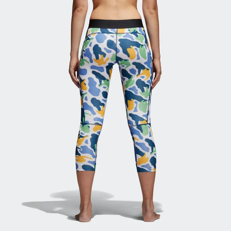 Adidas Training N.E.R.D. Techfit Climalite Athletic Trousers Women's Lime Green-3