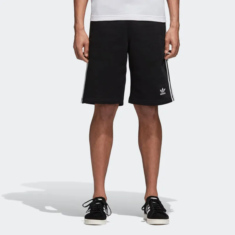 Adidas Originals ADICOLOR3 Stripe Sports Shorts Men's Black-2