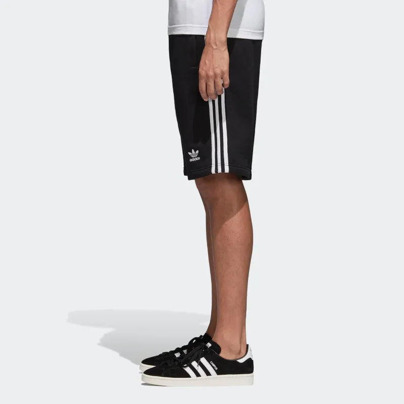 Adidas Originals ADICOLOR3 Stripe Sports Shorts Men's Black-5