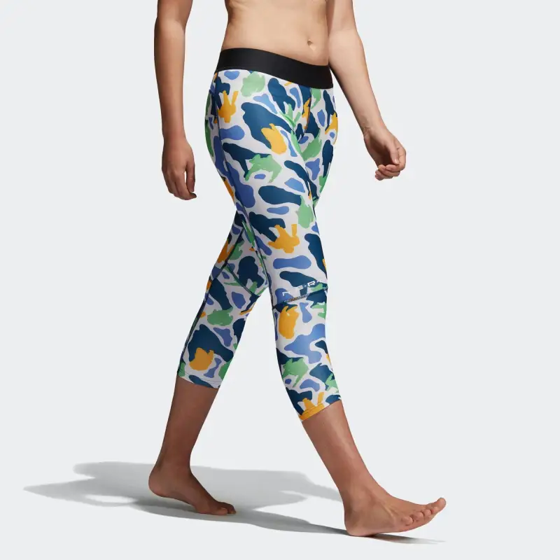 Adidas Training N.E.R.D. Techfit Climalite Athletic Trousers Women's Lime Green-4