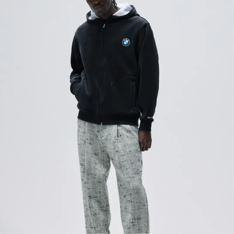 KITH X Bmw Bonded Velour Williams V Full Zip Hoodie-2