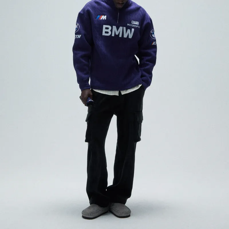 KITH X Bmw Bonded Velour Bristol Cargo Pant-3