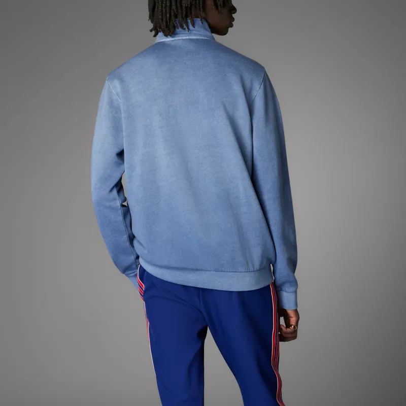 Adidas Originals Free Shipping With AdiClub Arsenal Terrace Icons Half Zip Top-3
