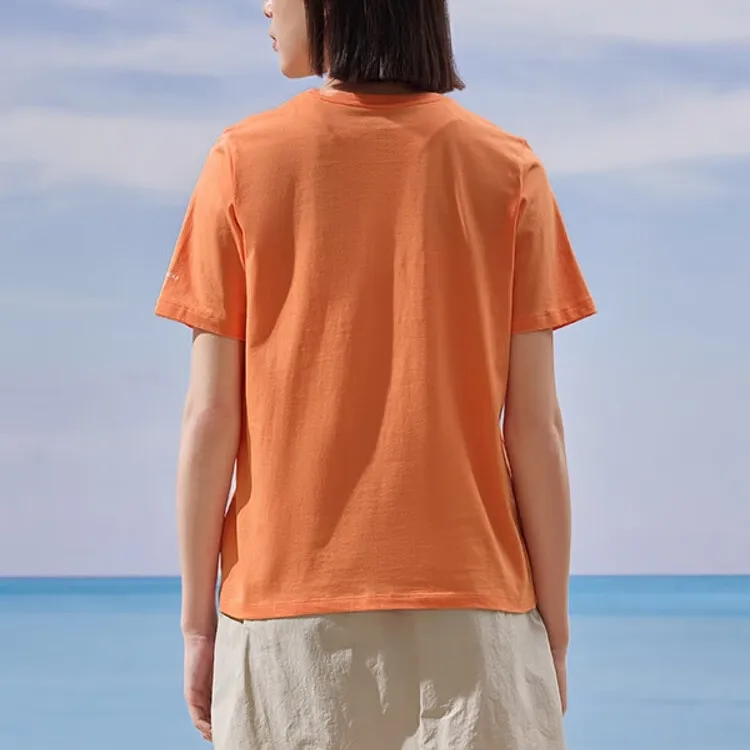 Columbia Regular T Shirt Women's Orange-4
