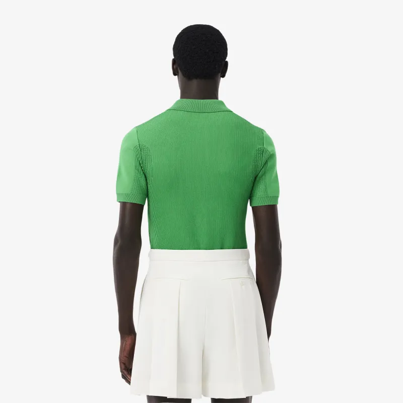 LACOSTE Ribbed Polo Shirt-3