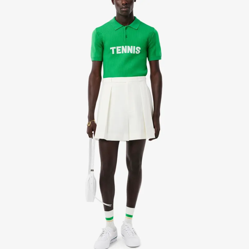LACOSTE Ribbed Polo Shirt-4