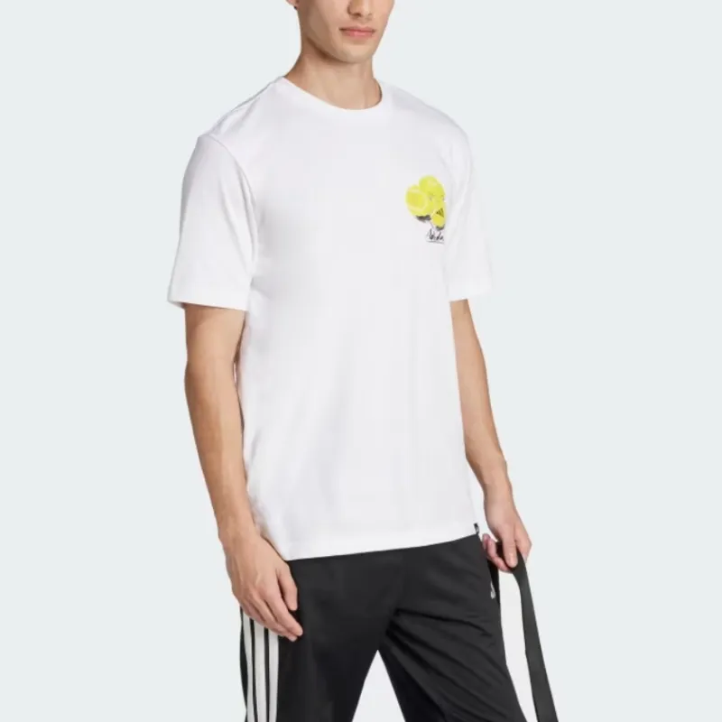 Adidas Free Shipping With AdiClub Lounge Still Life Lemons Graphic Tee-3