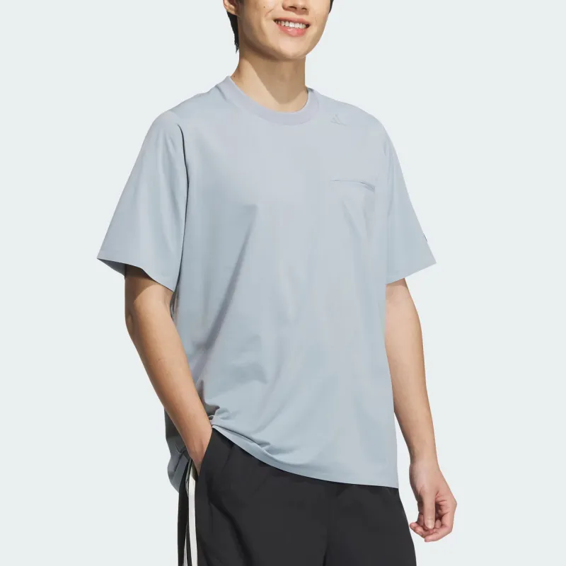 Adidas WZ PREMIUM T Shirt Men's Silver Gray-3