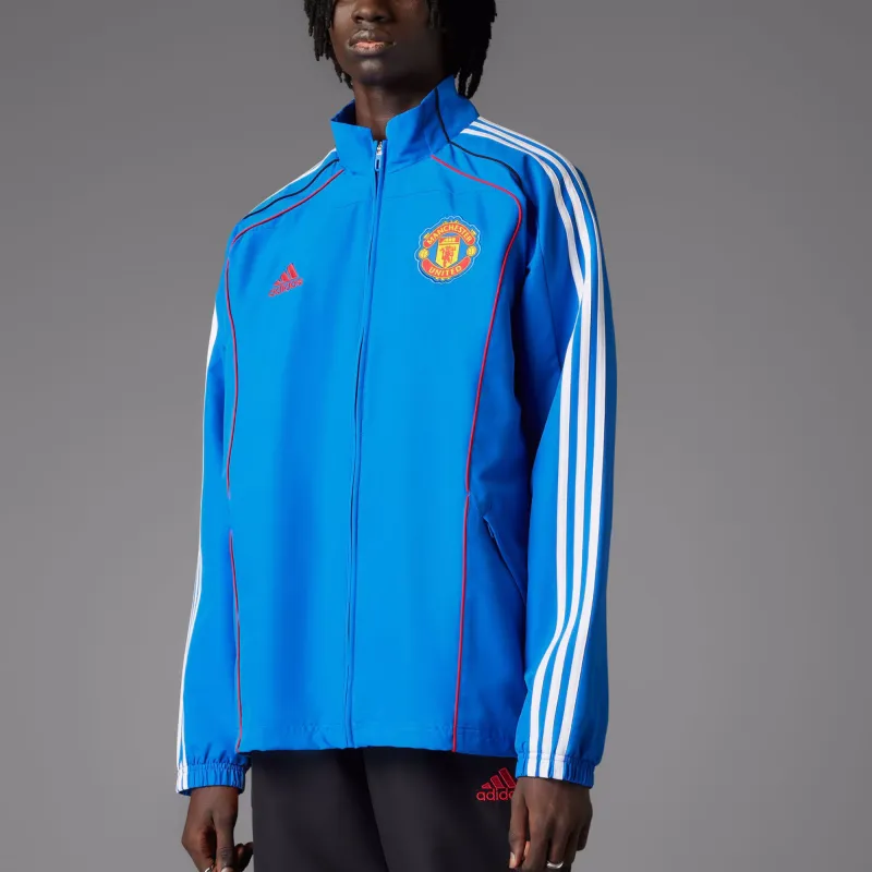 Adidas Manchester UnitedTrack UBP TOP Jacket Men's Blue-1