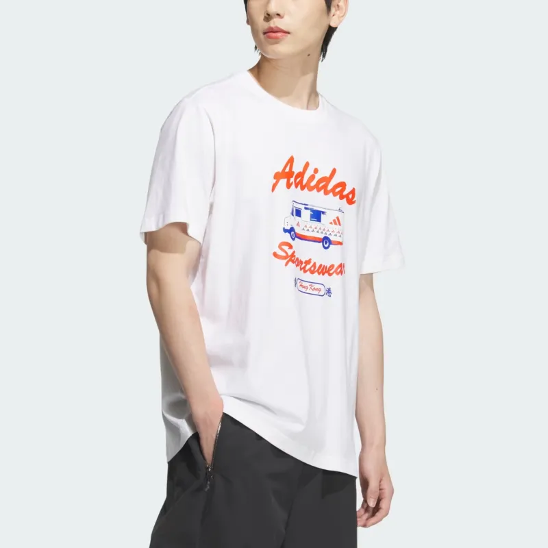 Adidas SPW HK T Shirt Men's White-3