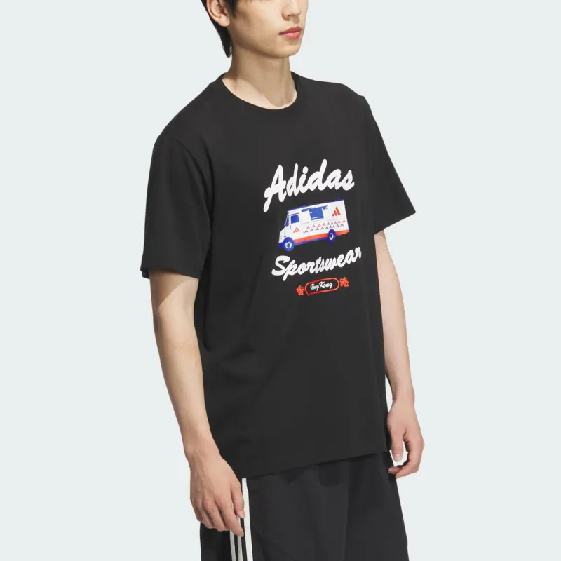 Adidas SPW HK TEE T Shirt Men's Black-3