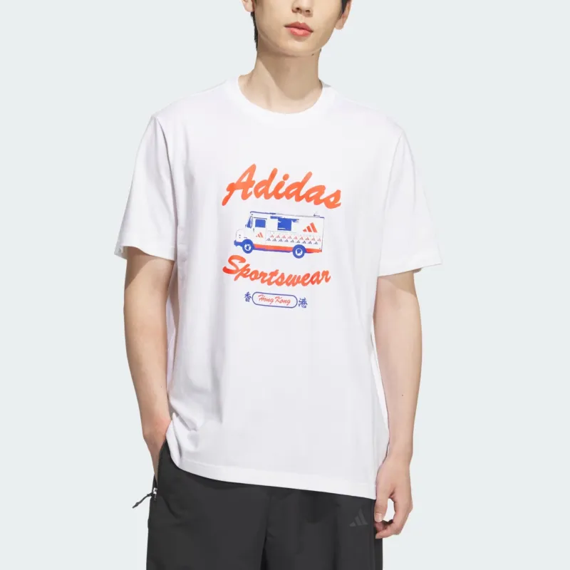 Adidas SPW HK T Shirt Men's White-1