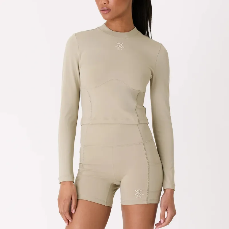 KITH SS25 Regular T Shirt Women's Apricot-2