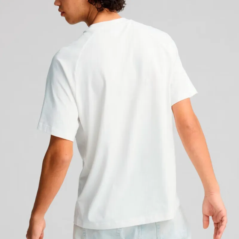 PUMA T Shirts Men White-3