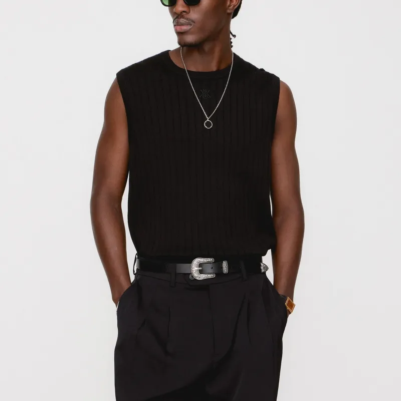 KITH Tank Tops Men Black-2