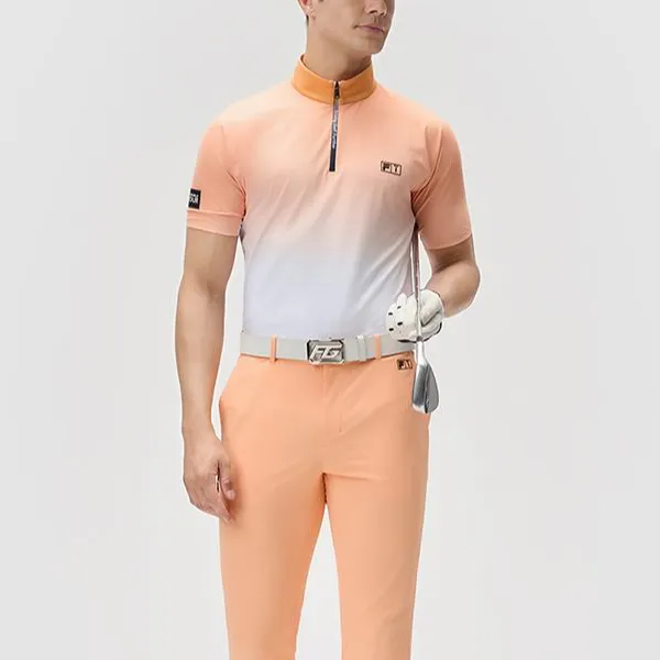 FILA Golf Series Polo Shirt Men's Dark Star Yellow-3