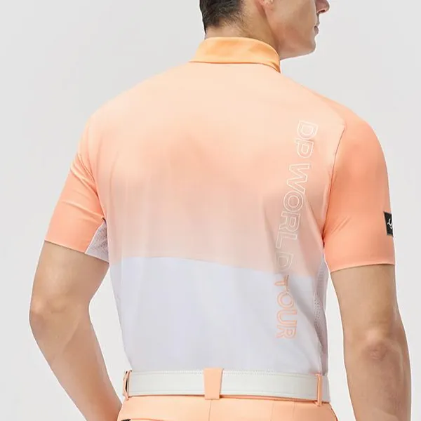 FILA Golf Series Polo Shirt Men's Dark Star Yellow-1