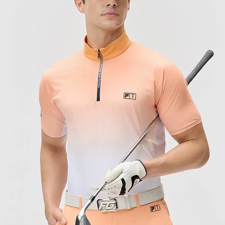 FILA Golf Series Polo Shirt Men's Dark Star Yellow-2