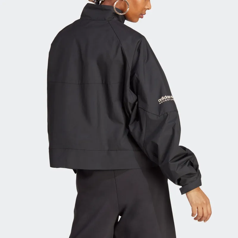 Adidas ADVENTURE CROP JACKET Jackets Coats Women's Black-2
