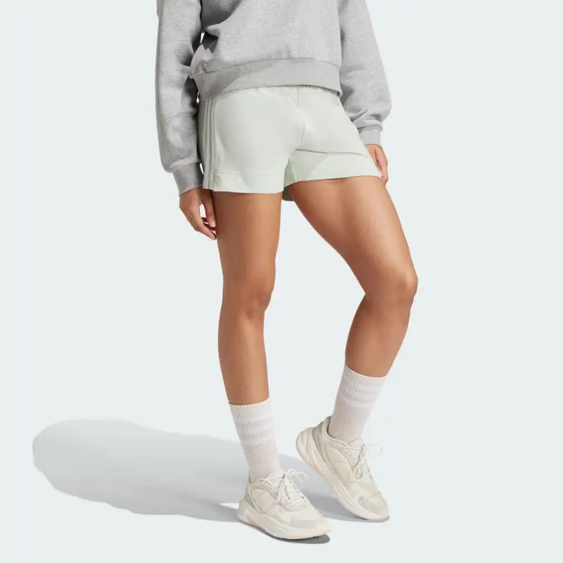 Adidas Essential Casual Shorts Women's Linen Green-3