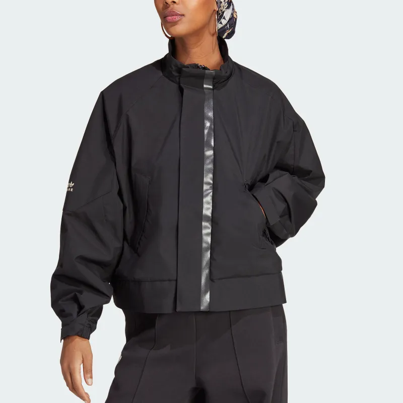 Adidas ADVENTURE CROP JACKET Jackets Coats Women's Black-1
