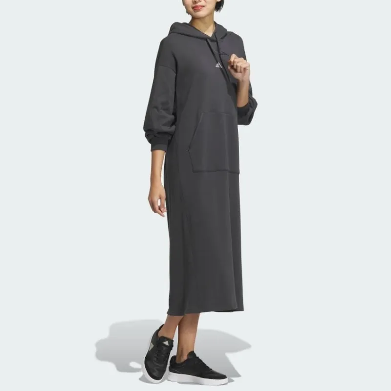 Adidas Long Sleeved Dress Women's Carbon-1